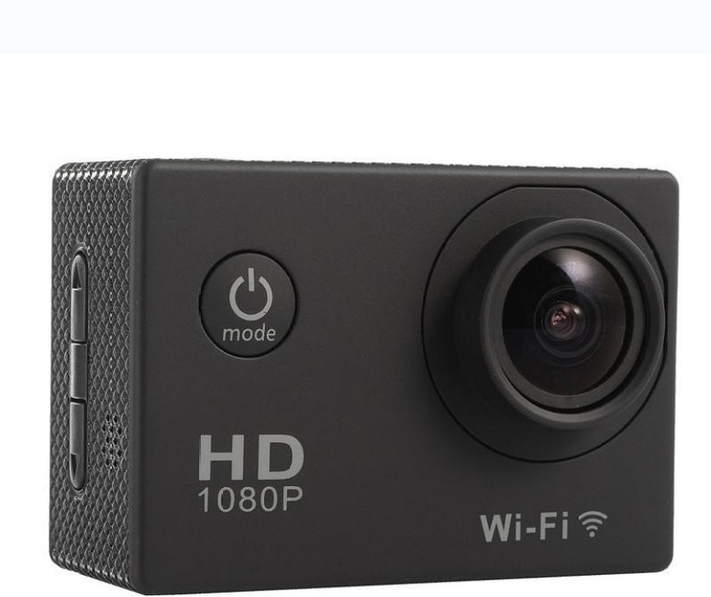 Rhonnium Plain 1080-HD Cam-068 ™ Full HD 1080p 12mp Action Camera Sports and Action Camera(Black, 12 MP)