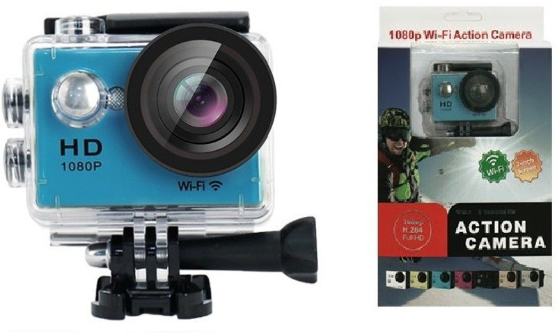 Rhonnium 4K Ultra HD-Type-023 ® WiFi Sport Camera 4K Ultra HD Sports and Action Camera(Black, 16 MP)