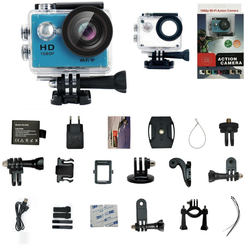 Rhonnium 4K Ultra HD-Type-021 ® Camera 16MP WiFi Sport 4K Sports and Action Camera(Black, 16 MP)