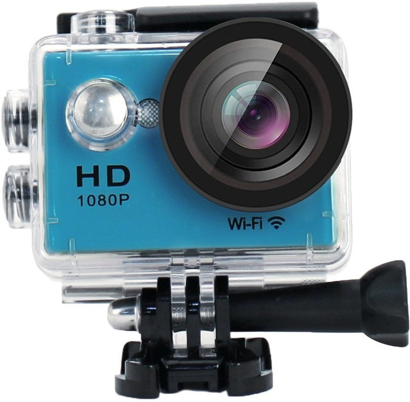 Rhonnium 4K Ultra HD-Type-014 ™ Ultra HD Waterproof Camera 12MP Sports and Action Camera(Black, 16 MP)