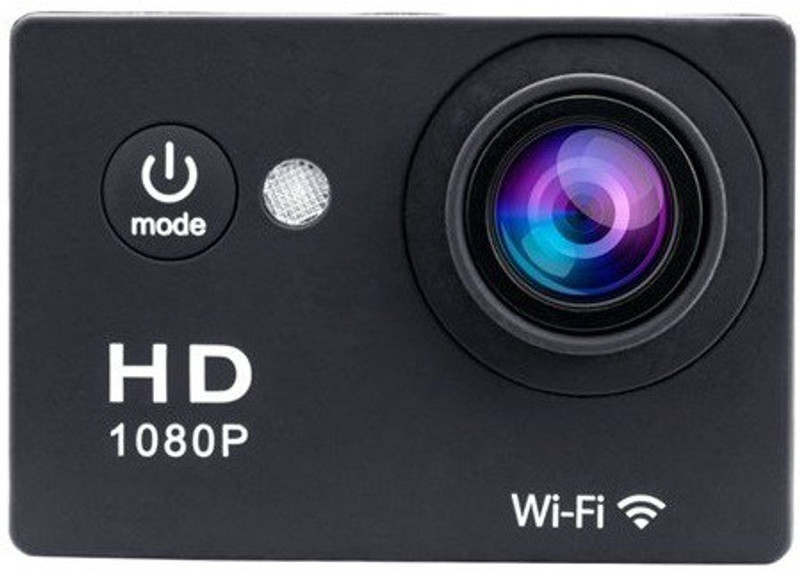 Rhonnium 4K Ultra HD-Type-005 ® Full HD 4K30 2.7K30 1080p60 720p120 Video Sports and Action Camera(Black, 16 MP)