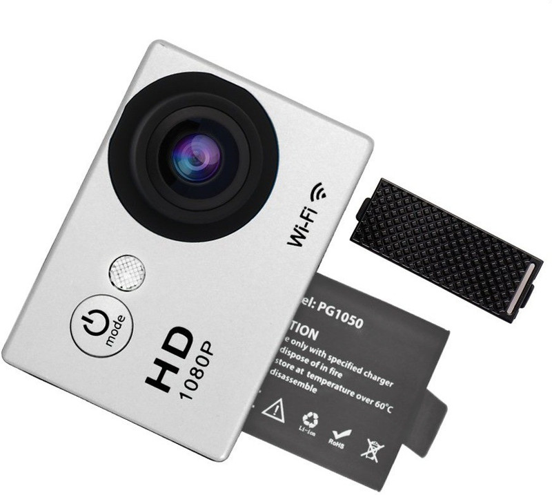 Rhonnium 4K Ultra HD-Type-030 ™ 170 Degree Wide-Angle 4K Ultra HD Sports and Action Camera(Black, 16 MP)