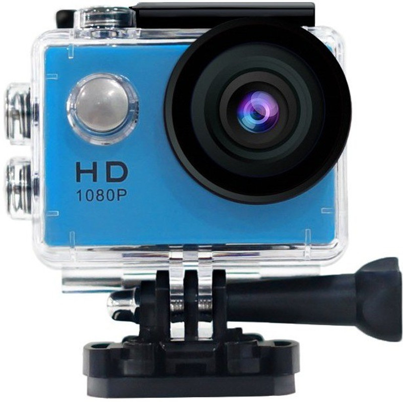 Rhonnium Plain 1080-HD Cam-035 ® 1080 BRAND NEW Ultra HD Sports and Action Camera(Blue, 12 MP)