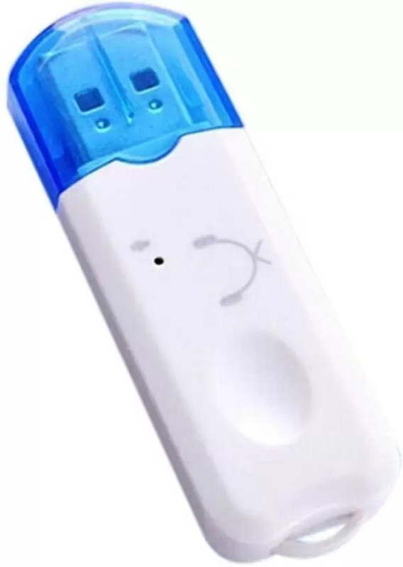 nasim USB Bluetooth Audio Music Receiver Adapter Amplifier with BT-v4.0 BT-v4.0 Bluetooth(White, Blue)