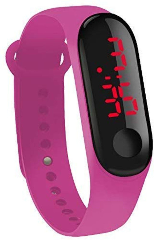 Digital led watch band type