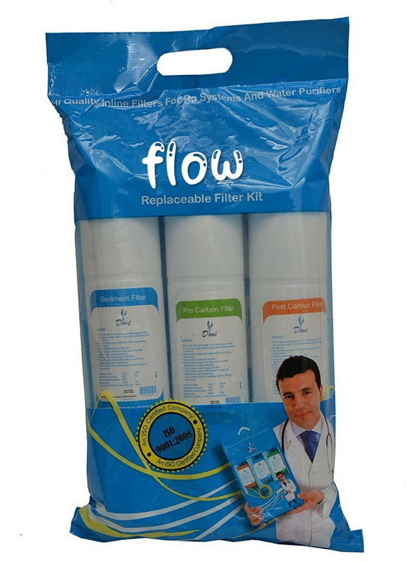 vijeta expo VIJETA RO SYSTEM WATER FILTER FLOW KIT(PACK OF 2 CARBON FILTER AND 1 SEDIMENT FILTER) Solid Filter Cartridge(0.5, Pack of 3)