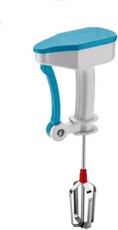 Aatrangi Hand Blender Manual Effortless 0 W Hand Blender(White, Blue)