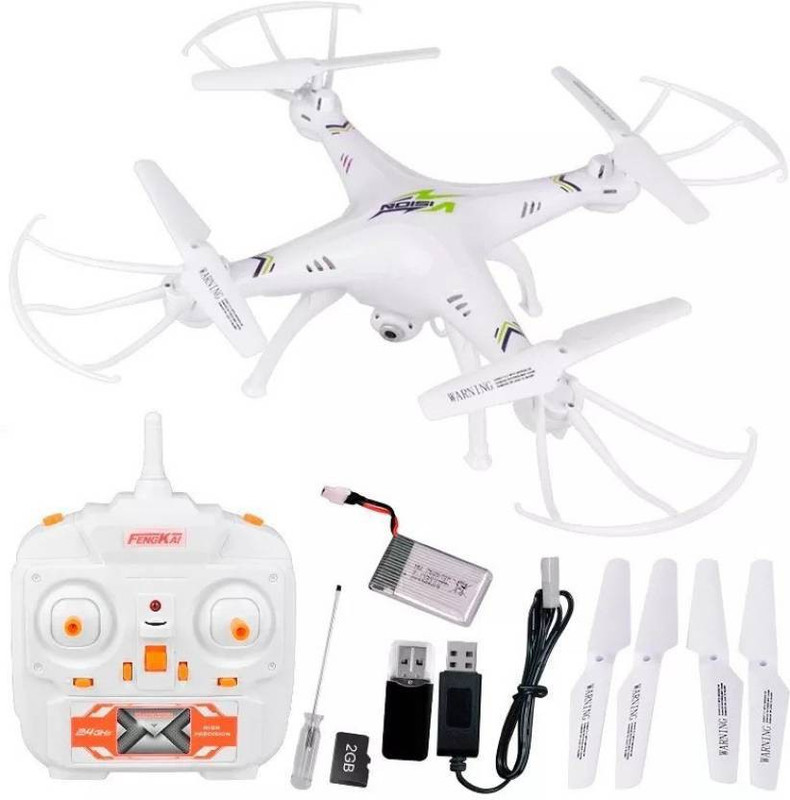 skott Vision Drone with USB Charger and Remote Controller(White)