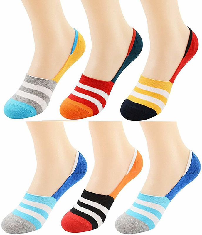 senapati traders Men & Women Striped Ankle Length(Pack of 6)