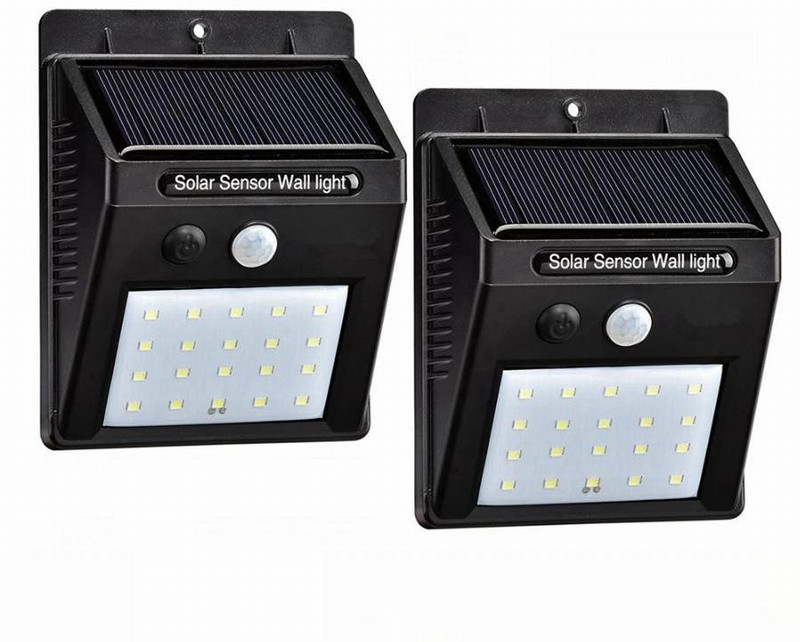 shyam traders Solar Light Set(Wall Mounted Pack of 2)