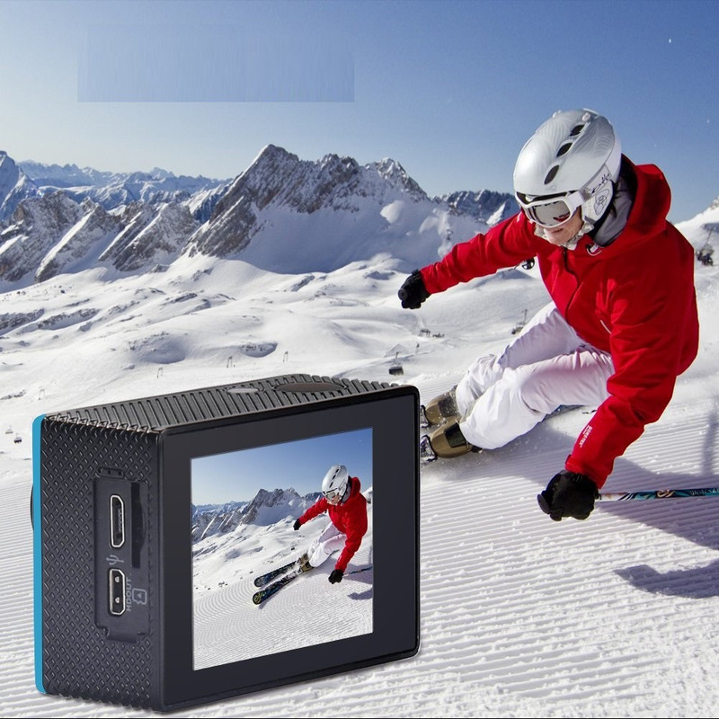 Rhonnium 4K Ultra HD-Type-019 ® 4K 30m Underwater Camera 16MP WiFi Sports and Action Camera(Black, 16 MP)