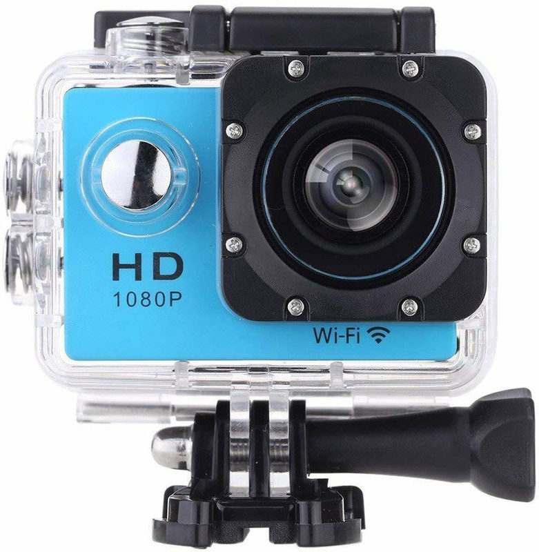 Rhonnium 4K Ultra HD-Type-041 ® Waterproof Wifi Wide Angle 16 MP 4K Sports and Action Camera(Black, 16 MP)