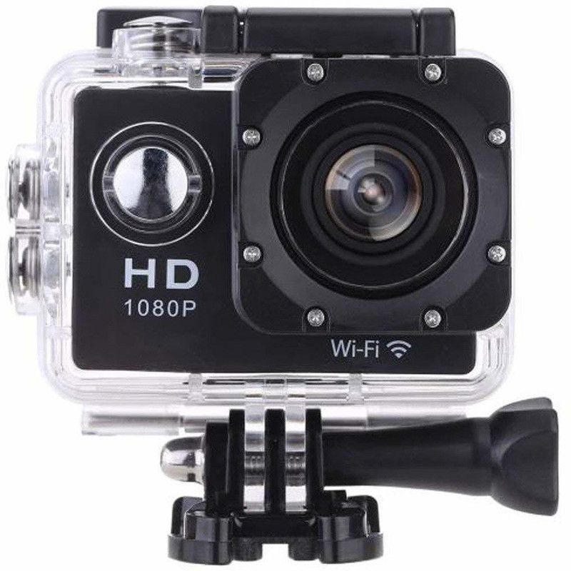 Rhonnium 4K Ultra HD-Type-037 ® 4K Action Sports Camera with 2-inch LCD Sports and Action Camera(Black, 16 MP)