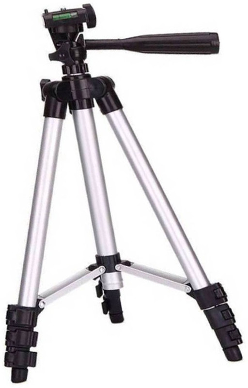 BERRIN 3110 Portable Digital Camera Mobile Stand Tripod(Silver, Black, Supports Up to 500 g)