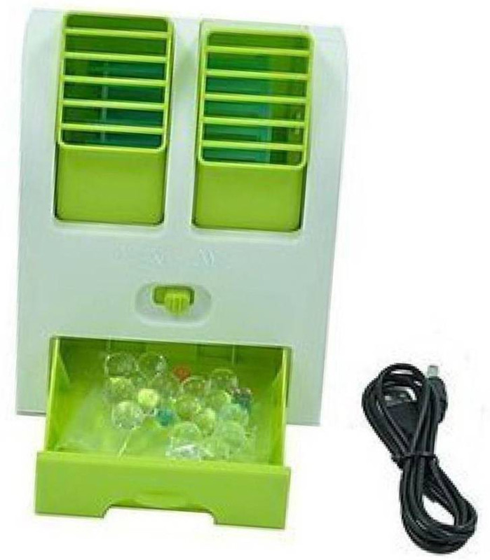 caracola Mini Cooler USB Fan (Green) mini usb cooler USB Charger(Green)