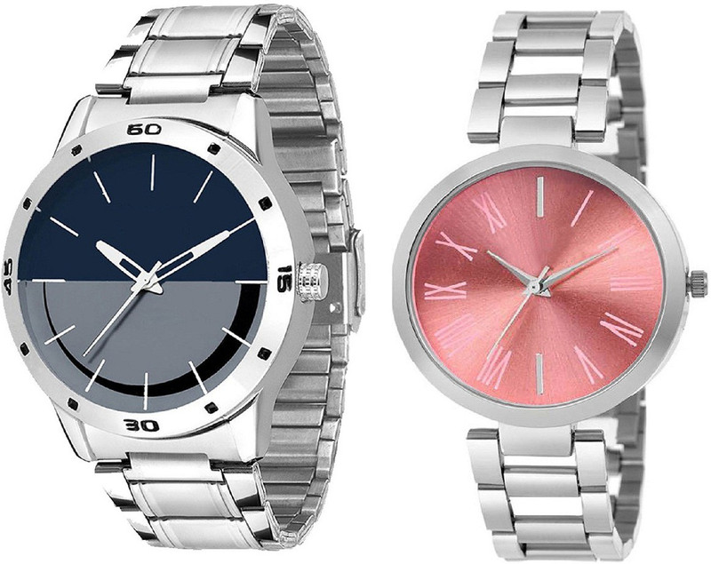rolor Blue-Pink couple watch couple Analog Watch  - For Men & Women