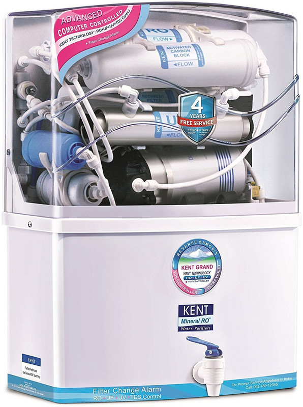 Kent FJGIUFJ 8 L RO + UV + UF + TDS Water Purifier(White)