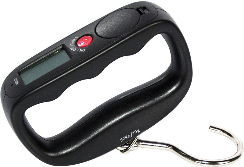 OFIXO 50 kg/10 g Green LCD Electronic Luggage Scale Hanging Hook Scale Weighing Scale(Black)