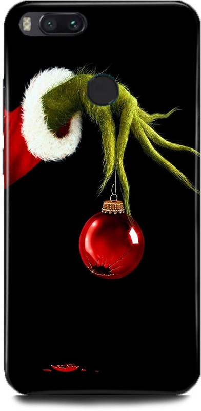 Bluvver Back Cover For Mi A1 Grinch Ornament Christmas Holiday