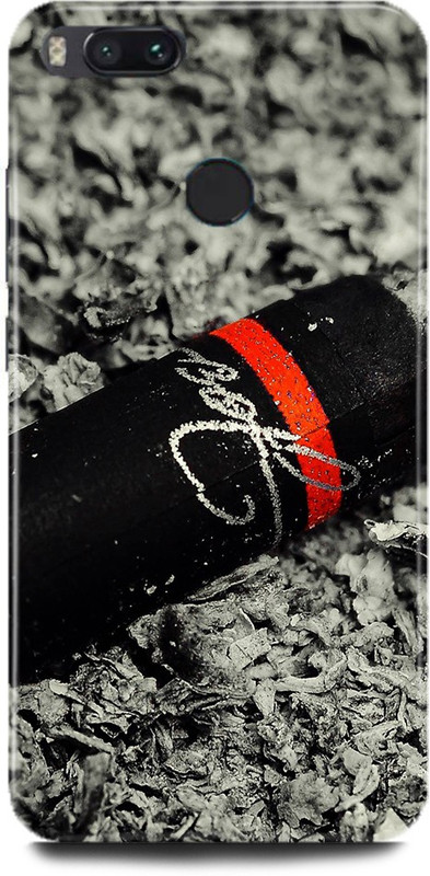 Bluvver Back Cover For Mi A1 Cigarette Cigar Smoking Hard