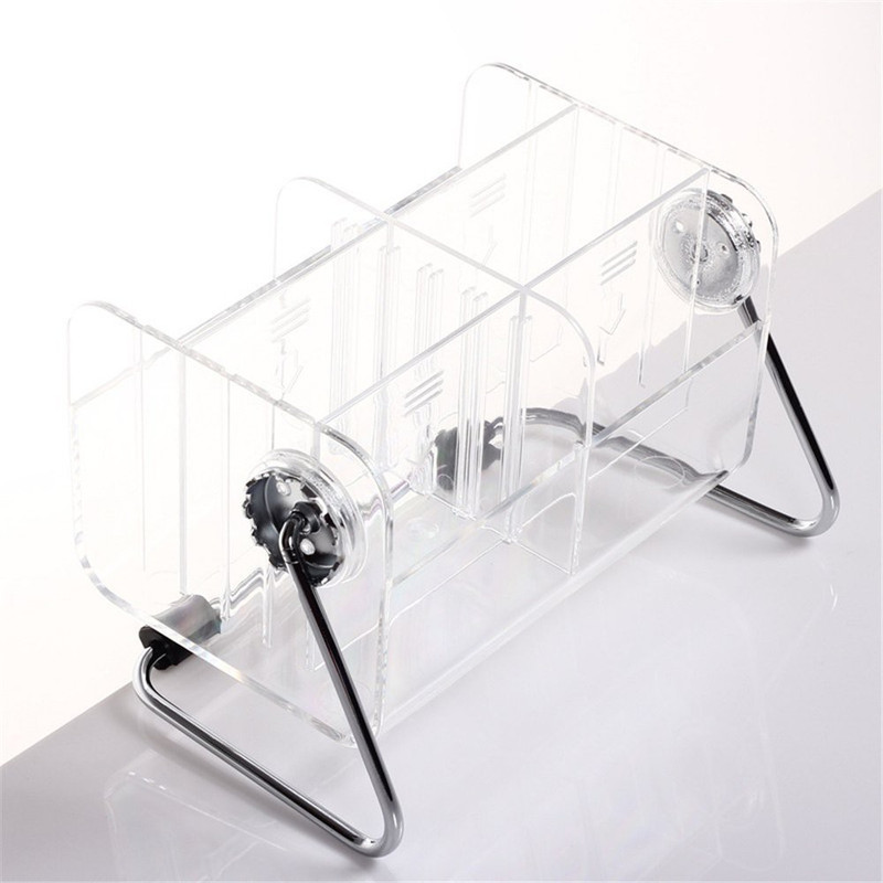 kanha Multifunctional Home Storage Stand Shelf Acrylic TV Remote Control Clear Holder Mobile Phone Key Pen Glasses Rack Cosmetic Organizer Box Bins Acrylic Wall Shelf(Number of Shelves - 1, White)