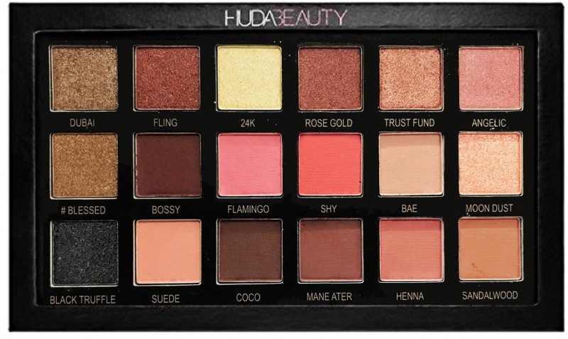 Huda Beauty Rose Gold Edition Eyeshadow Palette - 18 Shades 5 ml(Multicolor)