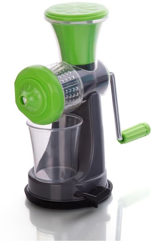 Mantavya Fruit And Vegetable Mixer Juicer With Juice Collector 0 Juicer Mixer Grinder(Green, Black, 1 Jar)