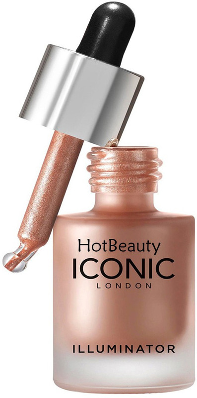 hotbeauty ICONIC London Waterproof Illuminator Smooth Shine Liquid  Highlighter(PINK)