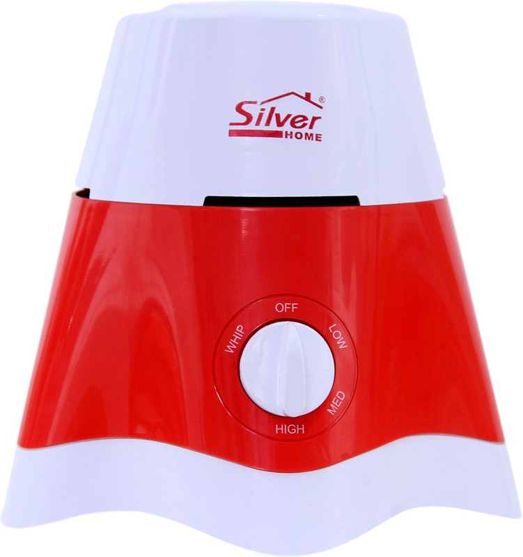 Silver Home BIGSTAR001 500 Mixer Grinder(White and red, 3 Jars)