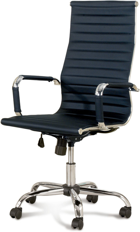 Finch Fox Pu Leather Revolving High Back Desk Chair Arms