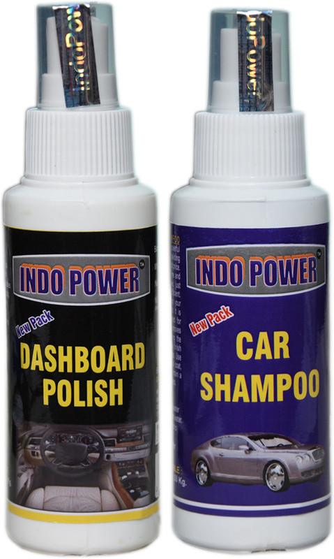 indopower Dashboad polish 100ml.+Car Shampoo 100ml. CW347 Vehicle Interior Cleaner(200 g)