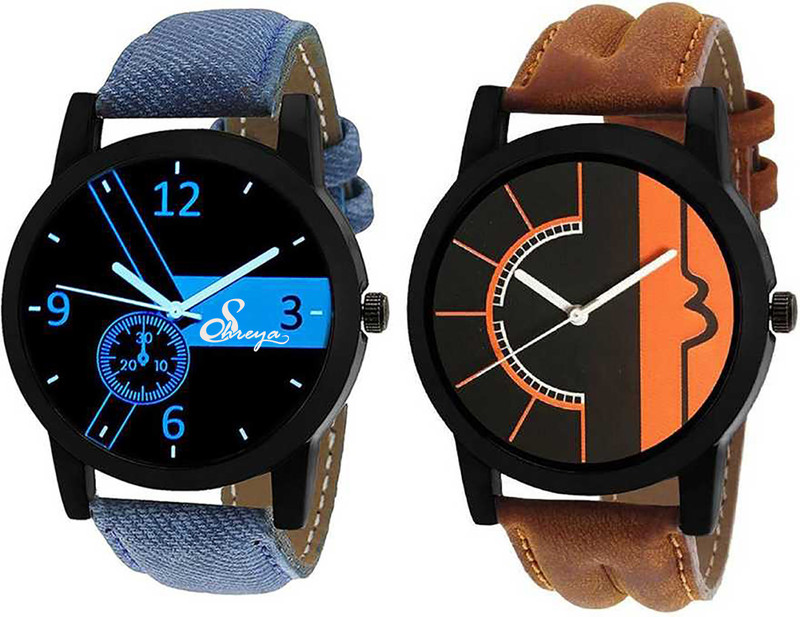 shreya Men's Professional Look Perfect Leather Analog Watch  - For Men
