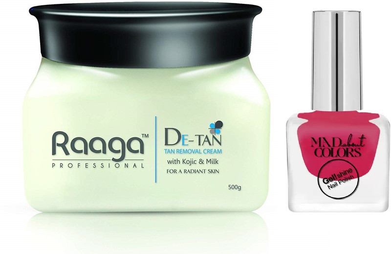 raaga Detan cream 500 gms and Nail paint 15ml(2 Items in the set)