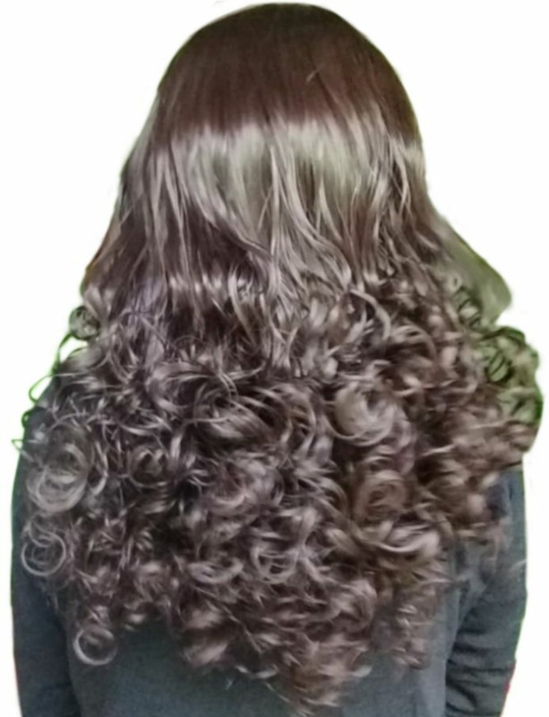 Alizz Comb Clip Wig For Girls Curly Hair Bun Juda Pony Tail Wig