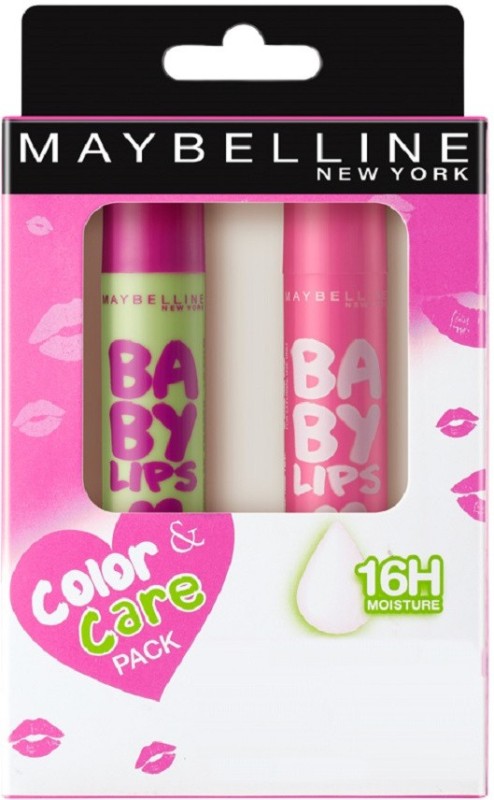 Maybelline New York Baby Lips Combo Pink Lolita, Watermelon(Pack of: 2, 8 g)