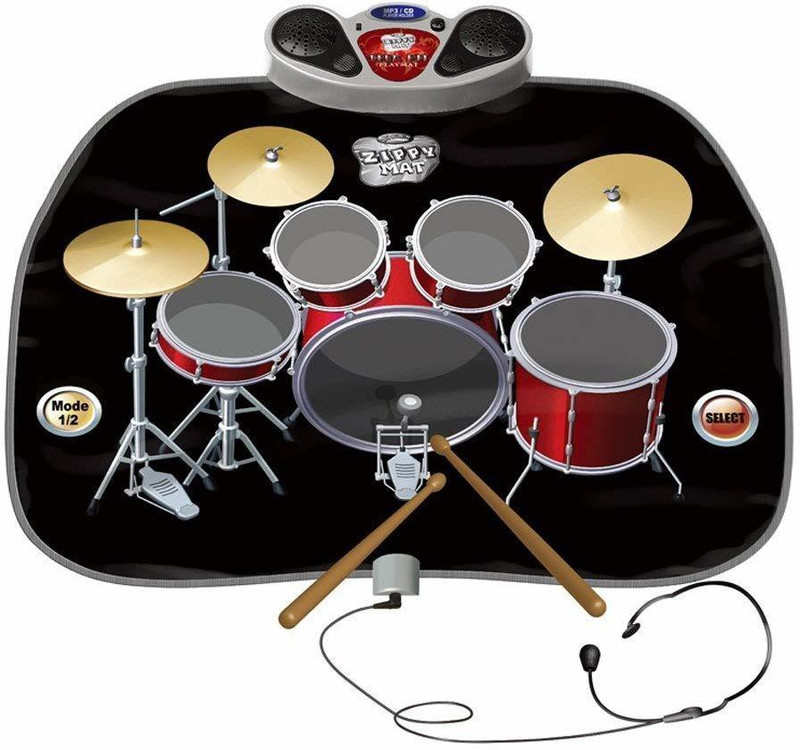 toyuniverse Electric Musical Playmat Toy Instrument Drum Kit'set(Multicolor)