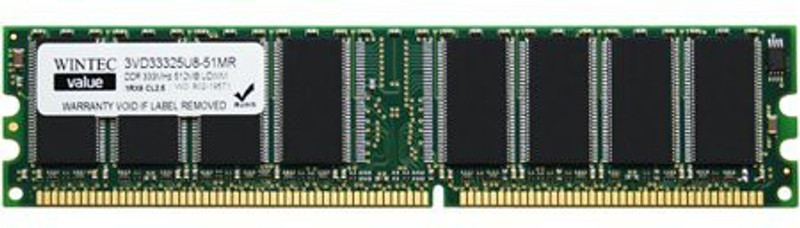 Wintec Ultra Series DDR 512 MB Laptop (Memory Kit)