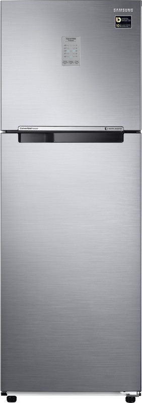 Samsung 275 L Frost Free Double Door 3 Star Refrigerator(EZ Clean Steel(Silver), RT30N3753SL/NL) Samsung 275 L Frost Free Double Door 3 Star Refrigerator(EZ Clean Steel(Silver), RT30N3753SL/NL)