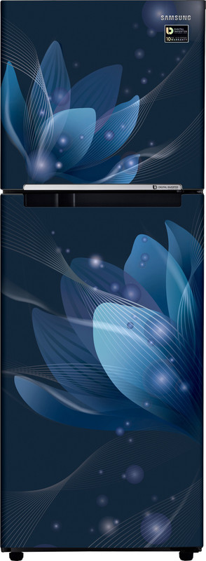 Samsung 253 L Frost Free Double Door 3 Star Refrigerator(SAFFRON BLUE, RT28R3053U8/HL) Samsung 253 L Frost Free Double Door 3 Star Refrigerator(SAFFRON BLUE, RT28R3053U8/HL)