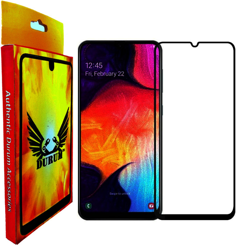durum Edge To Edge Tempered Glass for Samsung Galaxy A70(Pack of 1)