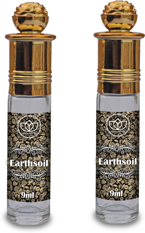 ASHTAAROMAS Set of 2 Earth Soil Attar, Herbal Attar(Mitti)
