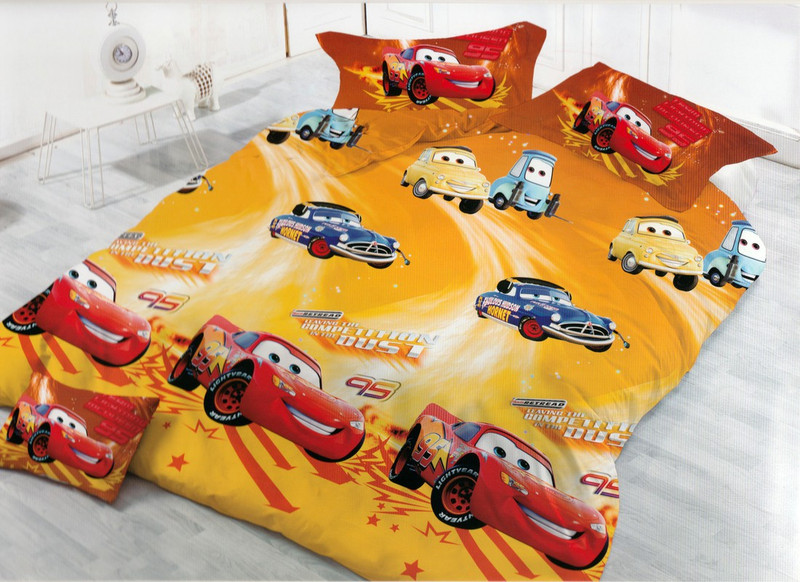 nimbus collections 230 TC Cotton Double Printed Bedsheet(Pack of 1, Yellow)