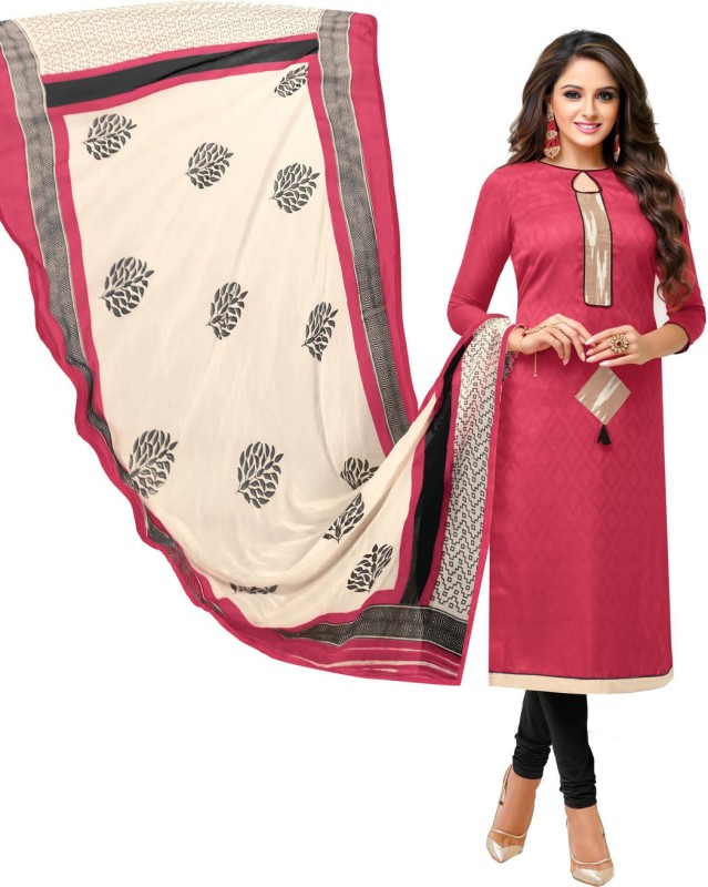 Viva N Diva Cotton Blend Solid Salwar Suit Material(Unstitched)