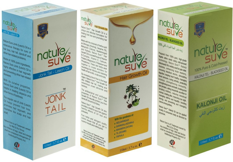 Nature Sure Jonk Tail Leech Oil Hair Oil 330 Ml Buy Online In