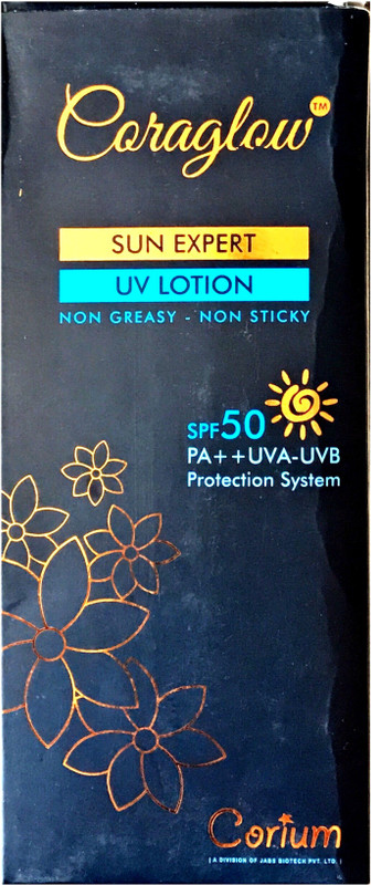 corium Coraglow sunscreen - SPF 50 PA+++(100 ml)