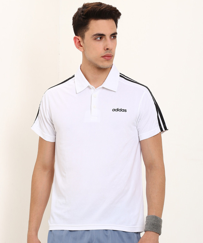 Adidas polo neck t shirt discount