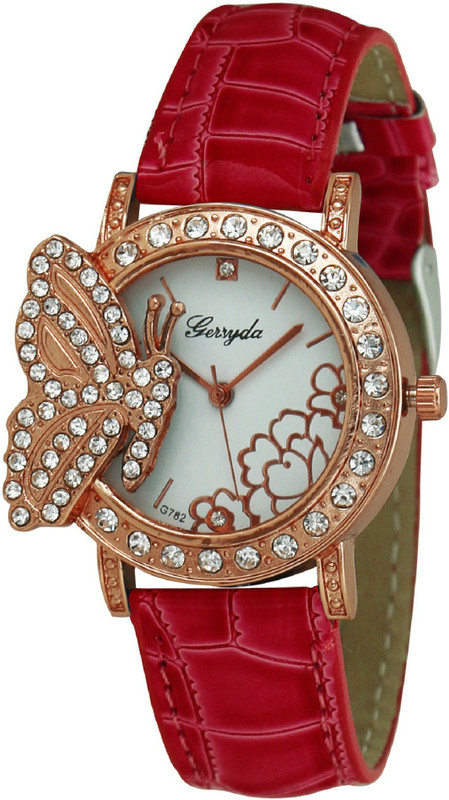 Gerryda G782 Butterfly Analog Watch - For Women