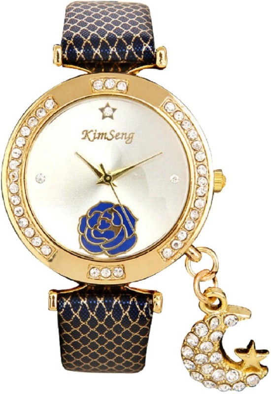 Kim Seng Moon Star Pendant Analog Watch - For Women