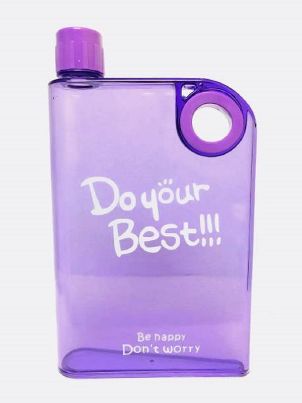 uva UVA0078 380 ml Water Bottle(Set of 1, Purple)