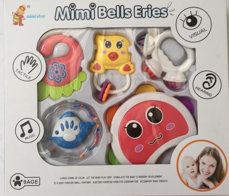 unicraft corporation Uni Mimi Bells Rattles Rattle(Multicolor)